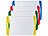Rosenstein & Söhne 4er-Set Schneidebretter in 4 Farben, antibakteriell, je 42 x 29 cm Rosenstein & Söhne Schneidebretter antibakteriell