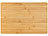 Rosenstein & Söhne XL-Bambus-Schneidebrett mit Saftrille, 45 x 30 cm, antibakteriell Rosenstein & Söhne Bambus-Schneidebretter, antibakteriell