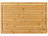 Rosenstein & Söhne 2er-Set XL-Bambus-Schneidebretter mit Saftrille, 45 x 30 cm Rosenstein & Söhne
