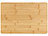 Rosenstein & Söhne Bambus-Schneidebrett mit Saftrille, 38 x 25 cm, antibakteriell Rosenstein & Söhne Bambus-Schneidebretter, antibakteriell