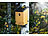 Royal Gardineer 4er-Set Tannenholz-Nistkästen für Wildvögel, 22x14x12 cm, vormontiert Royal Gardineer 