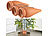 Royal Gardineer 3er-Set 2in1-Terracotta-Wasserspender für Topfpflanzen, je 330 ml Royal Gardineer Wasserspender für Topfpflanzen