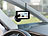 Lescars Kabellose Solar-Funk-Rückfahrkamera mit Full HD & 5" (12,5 cm) Monitor Lescars 
