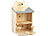 Royal Gardineer Eichhörnchen-Futterhaus mit Maiskolbenhalter und Metalldach, Bausatz Royal Gardineer Eichhörnchen-Futterhaus-Bausätze