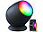 Luminea Home Control Smarte WLAN-Stimmungsleuchte, RGB-CCT-LEDs, 210lm, Versandrückläufer Luminea Home Control WLAN-USB-Stimmungsleuchten mit RGB + CCT-LEDs und App