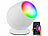 Luminea Home Control Smarte WLAN-Stimmungsleuchte, RGB-CCT-LEDs, 210 lm, Versandrückläufer Luminea Home Control WLAN-USB-Stimmungsleuchten mit RGB + CCT-LEDs und App