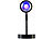 Luminea Home Control Smart RGB-Sonnenuntergangs-LED-Projektionslicht, 15 W, 180°, WLAN, App Luminea Home Control RGB-Sonnenuntergangs-LED-Projektionslichter mit App