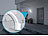 Lunartec LED-Außenwandleuchte mit PIR-Sensor, 1.100 lm, 15 W, IP65, weiß Lunartec 