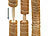 Royal Gardineer 16er-Set Rankhilfen aus Kokosfaser & Holz, 2x40 cm, 2x30 cm,Juteschnur Royal Gardineer Pflanzstäbe aus Holz und Kokosfasern