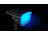 Luminea Home Control Smarter Solar-Spot mit RGB-CCT-LED, 100 lm, 2.200-mAh-Akku, 1 W, IP65 Luminea Home Control RGB-CCT-LED-Spots mit Solar-Panel und App