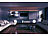 Luminea Home Control WLAN-Akku-Leuchtkugel mit RGBW-LEDs und App, 576 lm, IP54, Ø 40 cm Luminea Home Control 