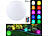 Lunartec Kabellose Akku-Leuchtkugel für innen und außen, Ø30 cm, IP54, RGBW-LED Lunartec