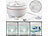PEARL Ultraschall-Mini-Waschmaschine mit Turbine, 400-U/Min., USB, 15 W PEARL Ultraschall-Turbinen-Waschmaschine