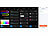 Luminea Home Control 2er-Set USB-RGB-IC-LED-Streifen, Bluetooth, App, Fernbedienung, 2 m Luminea Home Control USB-RGB-IC-LED-Streifen mit Bluetooth, App & Fernbedienung
