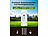Luminea Home Control 2x Smarter,ZigBeeBodenFeuchtigkeits&Temperatursensor & Zigbee Gateway Luminea Home Control ZigBee-Boden-Temperatur- und Feuchtigkeits-Sensoren mit App