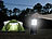 Semptec Urban Survival Technology 2er-Set LED-Camping-Laternen, laden per Dynamo, Solar und USB Semptec Urban Survival Technology LED-Dynamo-Solar-Laternen