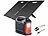 revolt Powerstation & Solar-Generator mit 50-W-Solarpanel, 155 Wh, 100 Watt revolt 2in1-Solar-Generatoren & Powerbanks, mit externer Solarzelle
