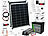revolt Solar-Set: 230-V-Wechselrichter, Akku, Laderegeler, 2x 110W-Solarpanel revolt