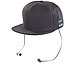 Callstel Snapback-Cap mit integriertem Headset, Bluetooth 4.1, schwarz Callstel