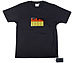 infactory T-Shirt mit 8-Kanal Leucht-Equalizer Größe S infactory