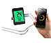 Rosenstein & Söhne Grillthermometer m. Bluetooth, Android- & iOS-App, 2 Temperatur-Fühler Rosenstein & Söhne