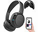 auvisio Smartes Over-Ear-Headset mit Bluetooth 5.3, Akku, App, Equalizer auvisio Smarte Over-Ear-Kopfhörer mit App ELESION