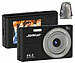 Somikon Digitale Foto-Kompaktkamera, interp. 4K-Auflösung, Sony-Sensor, 44 MP Somikon 