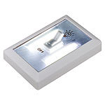 Kabellose LED-Wandlampe überall einsetzbar Schalter, Magnet, COB-LED LED Batterie-Push-Lampen