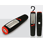 LED-Arbeitslampe magnetisch, drehbarer Haken, 37 helle LEDs LED-Werkstattlampen mit Magnet