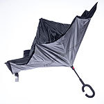 Genial-anders-Regenschirm, tropffrei, händefrei Ergonomische Regenschirme
