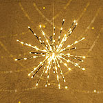 LED Stern mit 120 strahlenden LEDs, silber LED-Weihnachts-Dekorationen