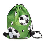 Sportbeutel in trendigem Fussball-Design Turnbeutel