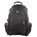 Rucksack Genius, USB- und Kopfhöreranschluss, schwarz City Rucksäcke