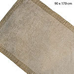 Strandbadetuch Malibu, Frottee aus 100% Baumwolle, 90x170 cm, braun Mikrofaser-Badetücher