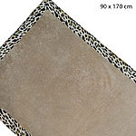 Strandbadetuch Malibu, Frottee aus 100% Baumwolle, 90x170 cm, Leopard Mikrofaser-Badetücher