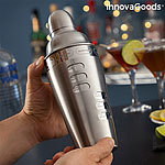 Cocktailshaker-Set mit Rezeptauswahl, 9 x 24 x 9 cm Cocktailshakers