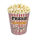 Vintage Kino-Popcorn Becher, 3er-Set