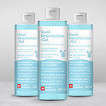 Desinfektionsmittel über 70% Ethanol, ätherische Öle, je 100ml 3er-Set Hand-Desinfektions-Gels