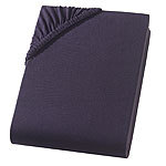 PREMIUM, Wasser-/Boxspringbett Jersey Fixleintuch, schwarz, bis 220 L Spannbettlaken