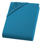 PREMIUM, Wasser-/Boxspringbett Jersey Fixleintuch, petrol, bis 220 L Spannbettlaken