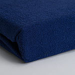 Luxus Frottee Doppelbett Qualität Fixleintuch, navy, 28cm Steg Spannbettlaken