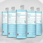 Desinfektionsmittel über 70% Ethanol, ätherische Öle, je 100ml 5er-Set Hand-Desinfektions-Gels