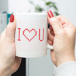 Magische Tasse "I love you" Tee-/Kaffeetassen