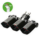 MAX HAURI AG Clip Clap Abzweigstecker 3xTyp13 schwarz MAX HAURI AG 230-Volt-Steckdosenleisten