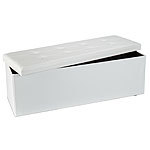 Grosse Sitzbank und Aufbewahrungsbox , weiss