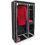 Faltschrank Valentin XL, schwarz Softkleiderschränke