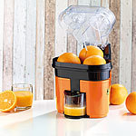 Elektrische Duo-Orangenpresse für 2 Frucht-Hälften, bis 500 ml, 90W Elektrische Zitruspressen