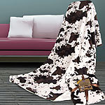 Mikrofaser-Wohndecke "Colours of Africa", Kuhfell-Optik, 150 x 200 cm