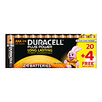 Duracell Batterien AA Mignon Try Ultra Power Vorteils-Set 20 + 4 Stück gratis Duracell