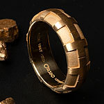 Schweizerkreuz-Ring, Gelbgold, Grösse 56